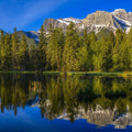 Three Sisters Mountain Mural Wallpaper - pure wallpaper artwork