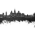 Trier Germany Skyline Black & White Mural Wallpaper - pure wallpaper artwork