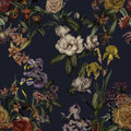 Floral Gaze, Midnight Mural Wallpaper - pure wallpaper artwork