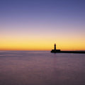 Harbor Sunset Glow Mural Wallpaper - pure wallpaper artwork