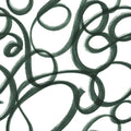 Curly Brush Lines, Salamander Green Mural Wallpaper - pure wallpaper artwork