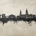 Truro England Skyline Concrete Mural Wallpaper - pure wallpaper artwork