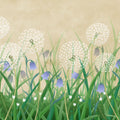 Dandelion Meadow, Sand Mural Wallpaper - pure wallpaper artwork