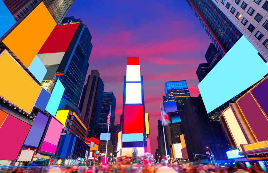 Times Square Ad Blocker Mural Wallpaper