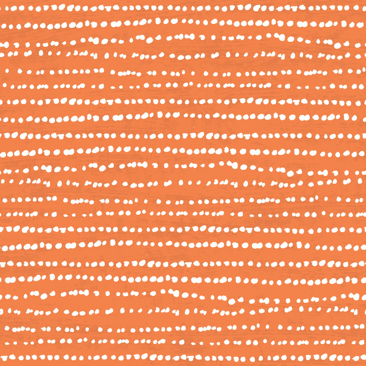 Follow the Dots Orange Mural Wallpaper - pure wallpaper artwork
