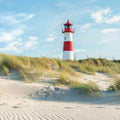 Lighthouse List-Ost on the Island of Sylt Mural Wallpaper - pure wallpaper artwork