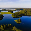 Blue Lakes Wilderness Mural Wallpaper - pure wallpaper artwork