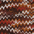 Earthy Color Zig Zag Pattern Mural Wallpaper - pure wallpaper artwork