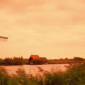 Dutch Sunset Windmills Mural Wallpaper - pure wallpaper artwork