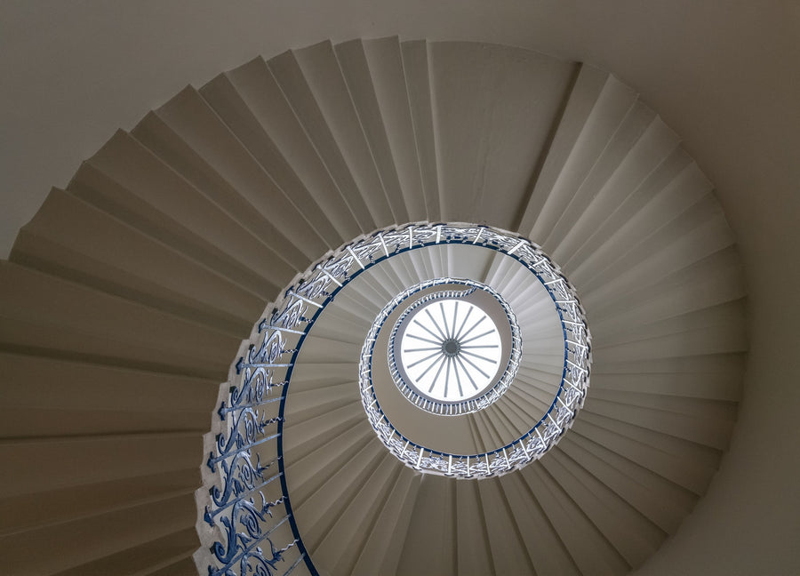 Tulip Stairs Mural Wallpaper