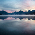 Lake Sunrise Mural Wallpaper - pure wallpaper artwork