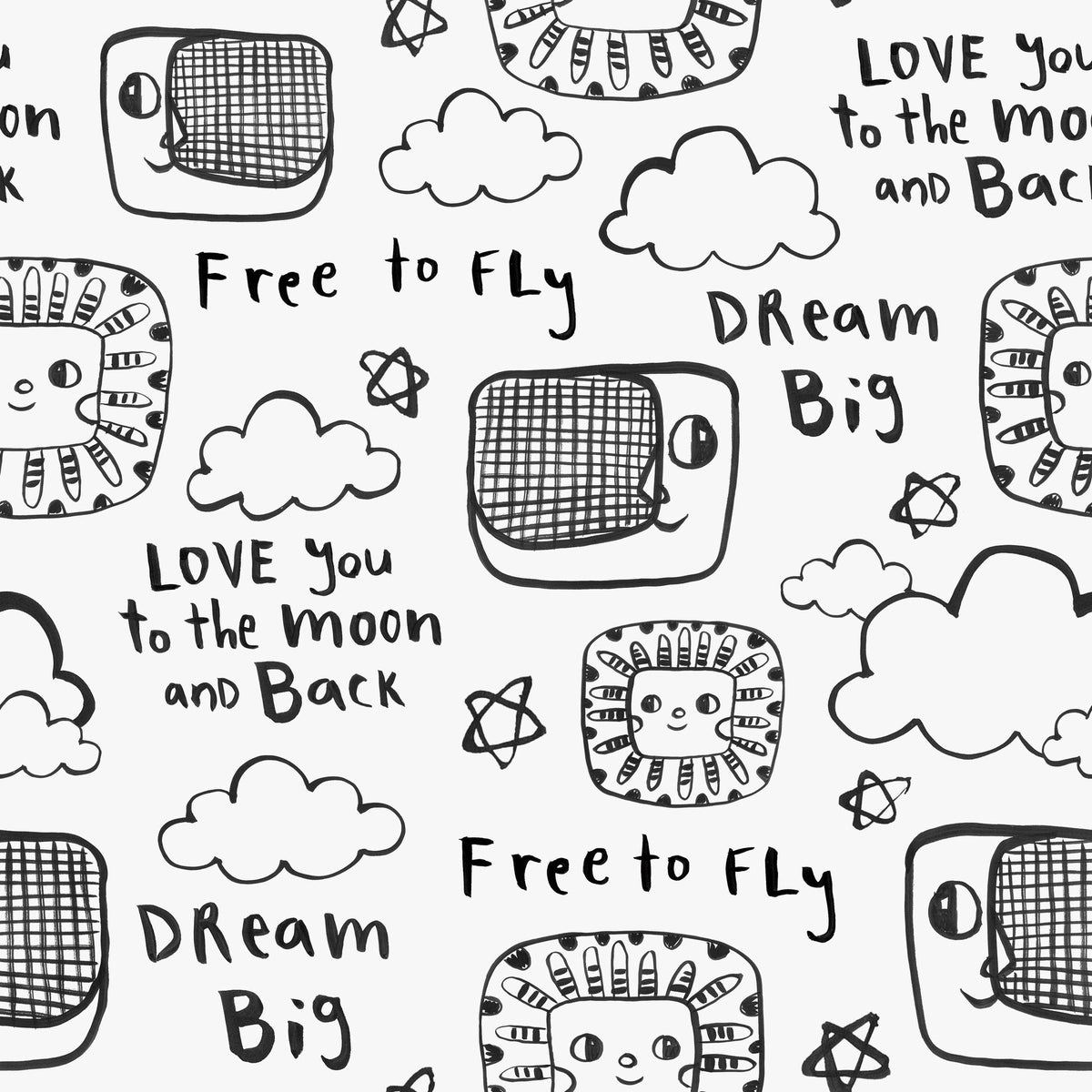 Sky Is the Limit White Mural Wallpaper - pure wallpaper artwork
