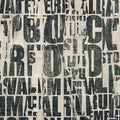 Letterpress Vintage Newspaper Collage, Black Mural Wallpaper - pure wallpaper artwork