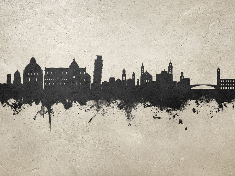 Pisa Italy Skyline Concrete Mural Wallpaper