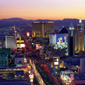 Vegas Twilight Glow Mural Wallpaper - pure wallpaper artwork