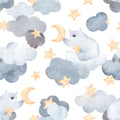 Polar Bears & Clouds Mural Wallpaper - pure wallpaper artwork