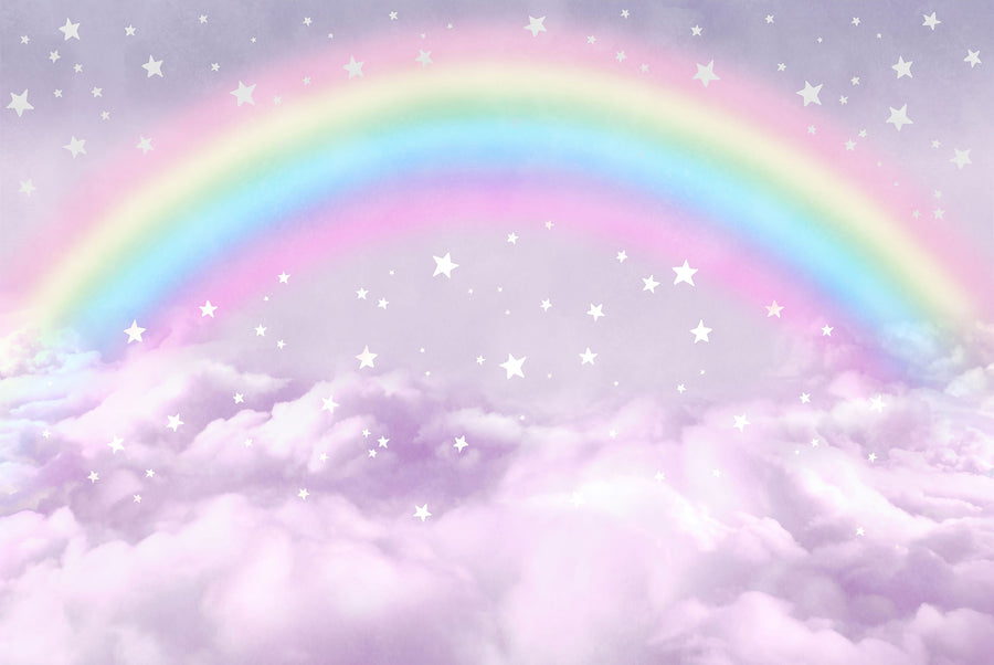 Magic Rainbow Mural Wallpaper