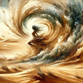 Enchantment of the Desert Gale Mural Wallpaper - pure wallpaper artwork