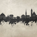 Hallstatt Austria Skyline Concrete Mural Wallpaper - pure wallpaper artwork