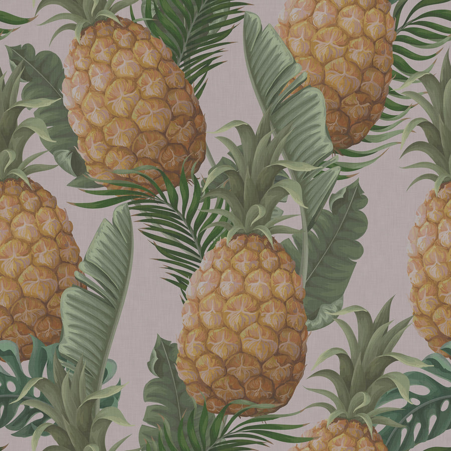 Pineapple Mural Wallpaper