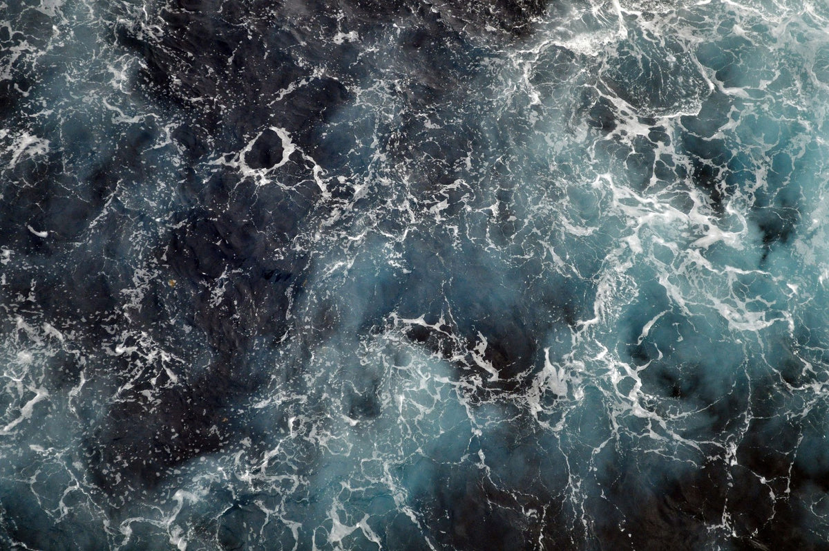 Rough Ocean Mural Wallpaper - pure wallpaper artwork