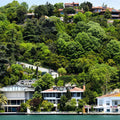 Lakeside Village Retreat Mural Wallpaper - pure wallpaper artwork
