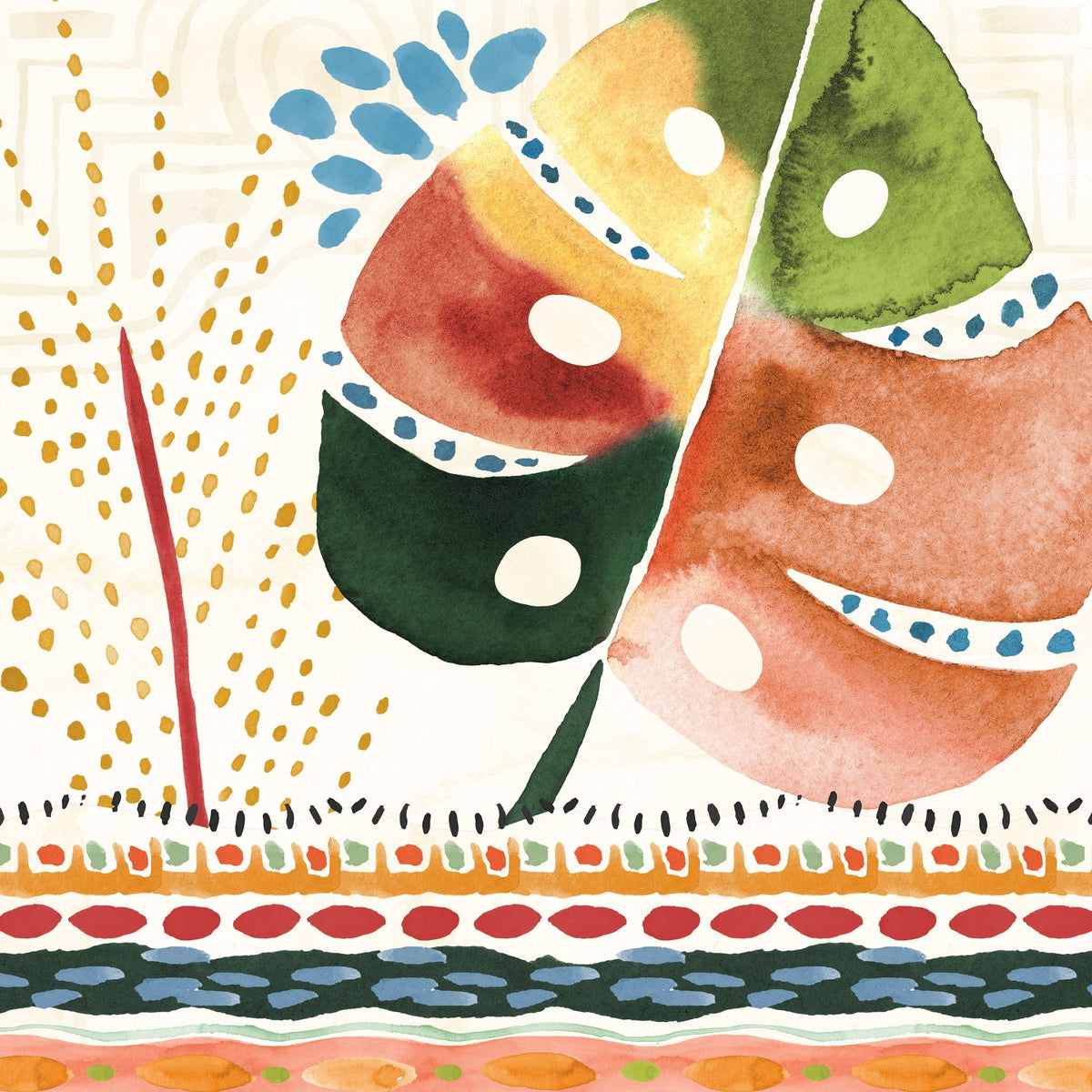 Rainforest IV Mural Wallpaper - pure wallpaper artwork