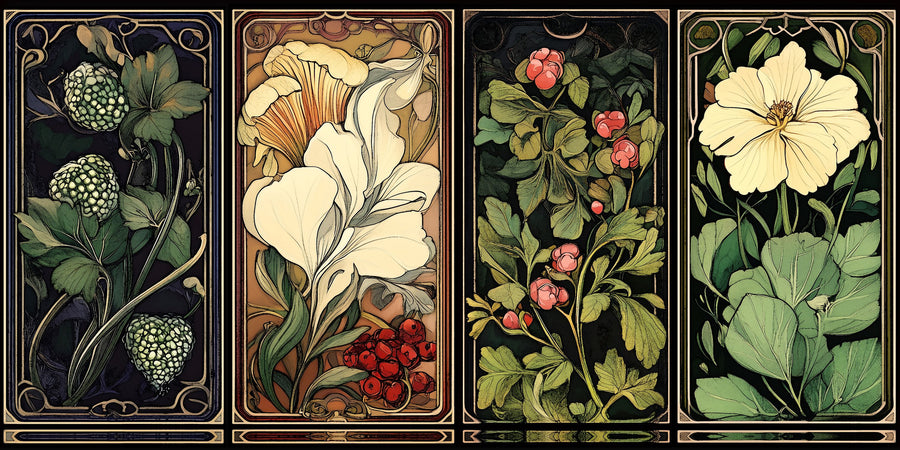 Forest Panels Mural Wallpaper