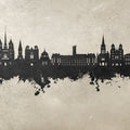 Dijon France Skyline Concrete Mural Wallpaper - pure wallpaper artwork