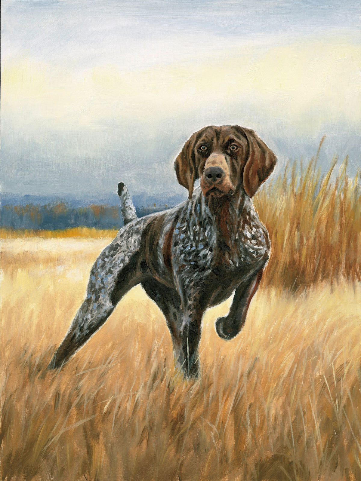 Hunting Dog Pointer Mural Wallpaper - pure wallpaper artwork