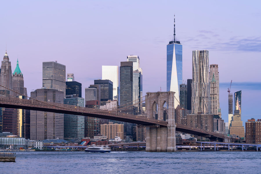 Brooklyn Bridge Au Naturale Mural Wallpaper