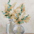Pampas and Eucalyptus Bouquets Mural Wallpaper - pure wallpaper artwork