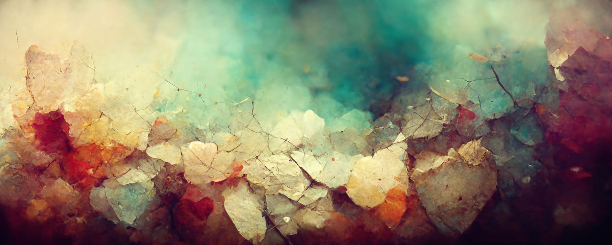 Broken Flowers Mural Wallpaper - pure wallpaper artwork