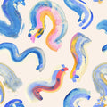 Curly Rainbows Mural Wallpaper - pure wallpaper artwork