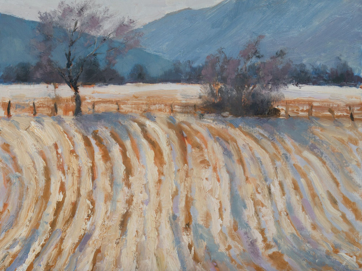 Valley Snowfall Mural Wallpaper - pure wallpaper artwork