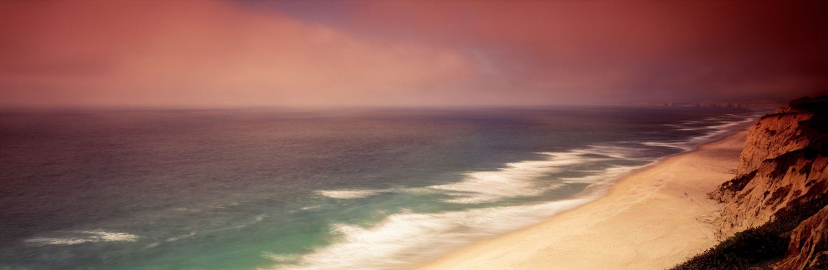 Crimson Coast Mural Wallpaper - pure wallpaper artwork