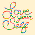 Love Your Self Mural Wallpaper - pure wallpaper artwork