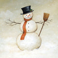 Deck the Halls Snowman Mural Wallpaper - pure wallpaper artwork