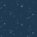 Stardust, Sky Blue on Space Mural Wallpaper - pure wallpaper artwork