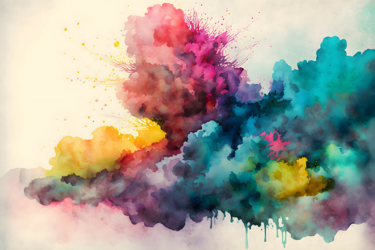 Rainbow of Emotions Mural Wallpaper - pure wallpaper artwork