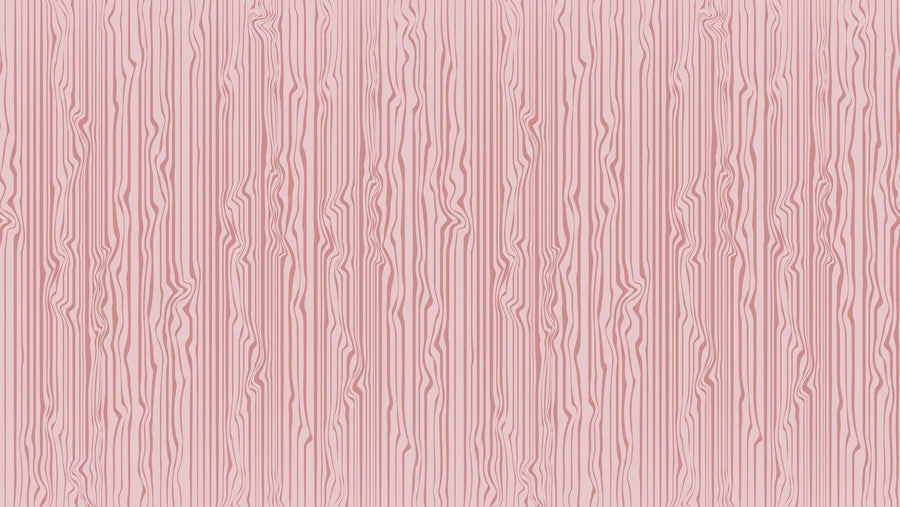 Veneer Lines, Pink Mural Wallpaper
