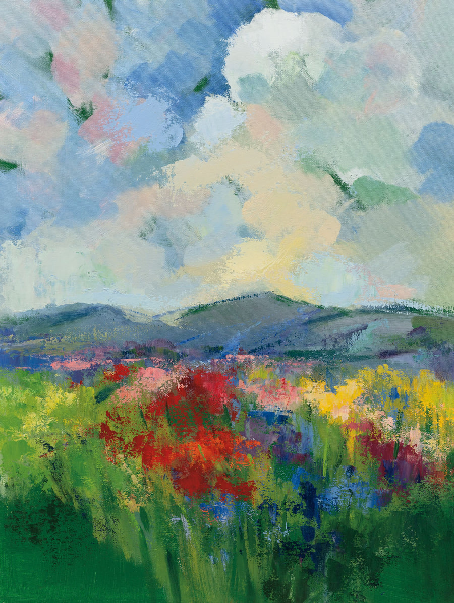 Green Meadow I Mural Wallpaper