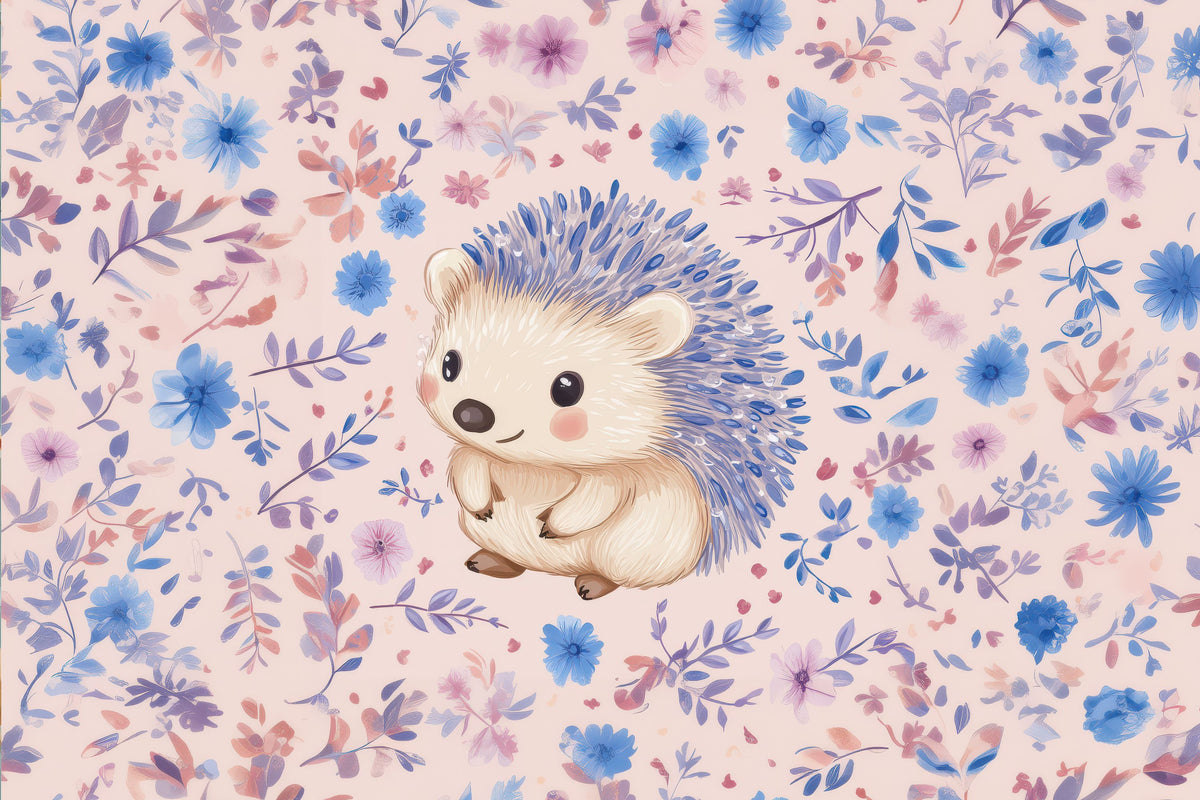Hedgehog Hope Mural Wallpaper - pure wallpaper artwork