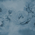 Transcendent Peony, French Blue Mural Wallpaper - pure wallpaper artwork