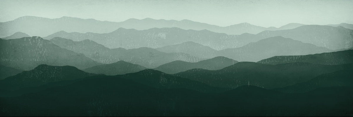 Green Mountains Mural Wallpaper - pure wallpaper artwork
