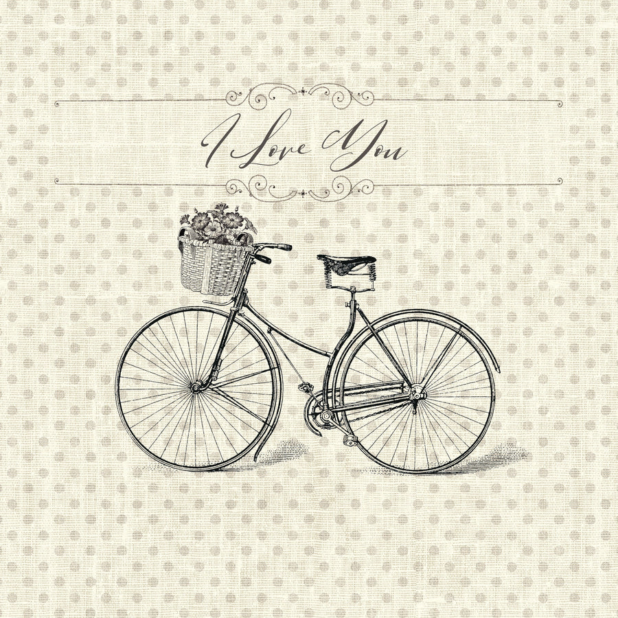 Bike Love Mural Wallpaper