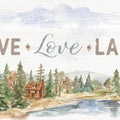 Lake Retreat IV Mural Wallpaper - pure wallpaper artwork