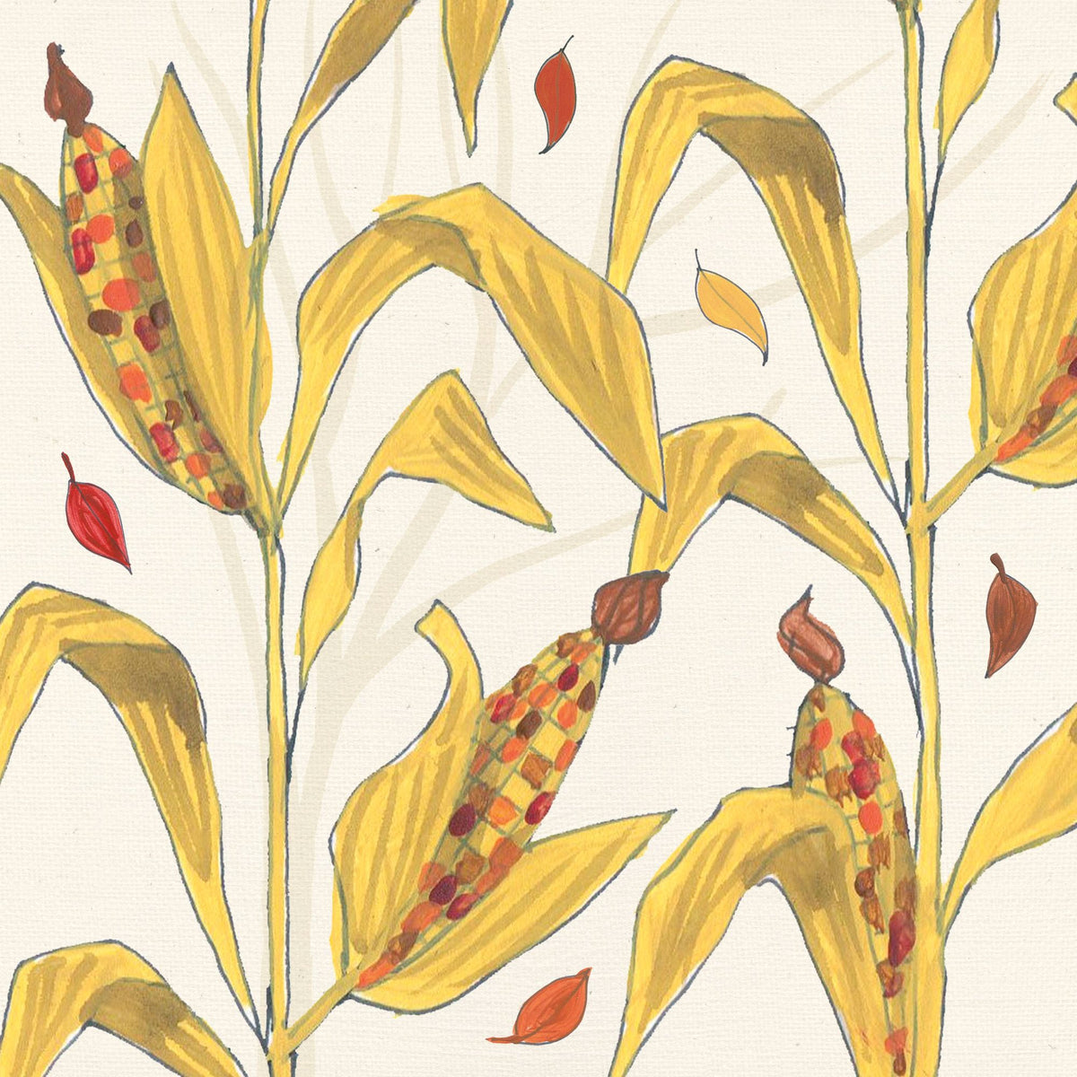 Woodland Harvest VI Mural Wallpaper - pure wallpaper artwork