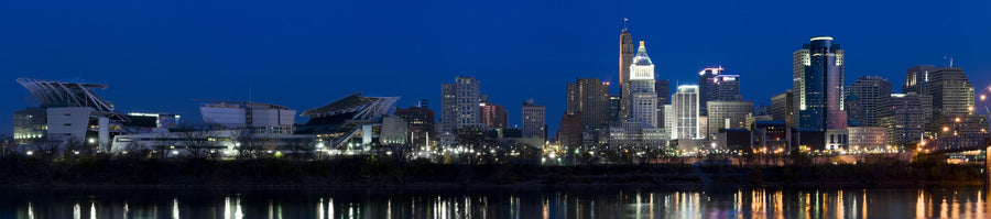 Luminous Skyline Mural Wallpaper