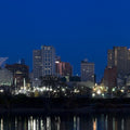 Luminous Skyline Mural Wallpaper - pure wallpaper artwork